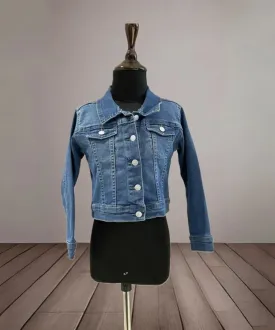 Funky Denim Jacket for Girls