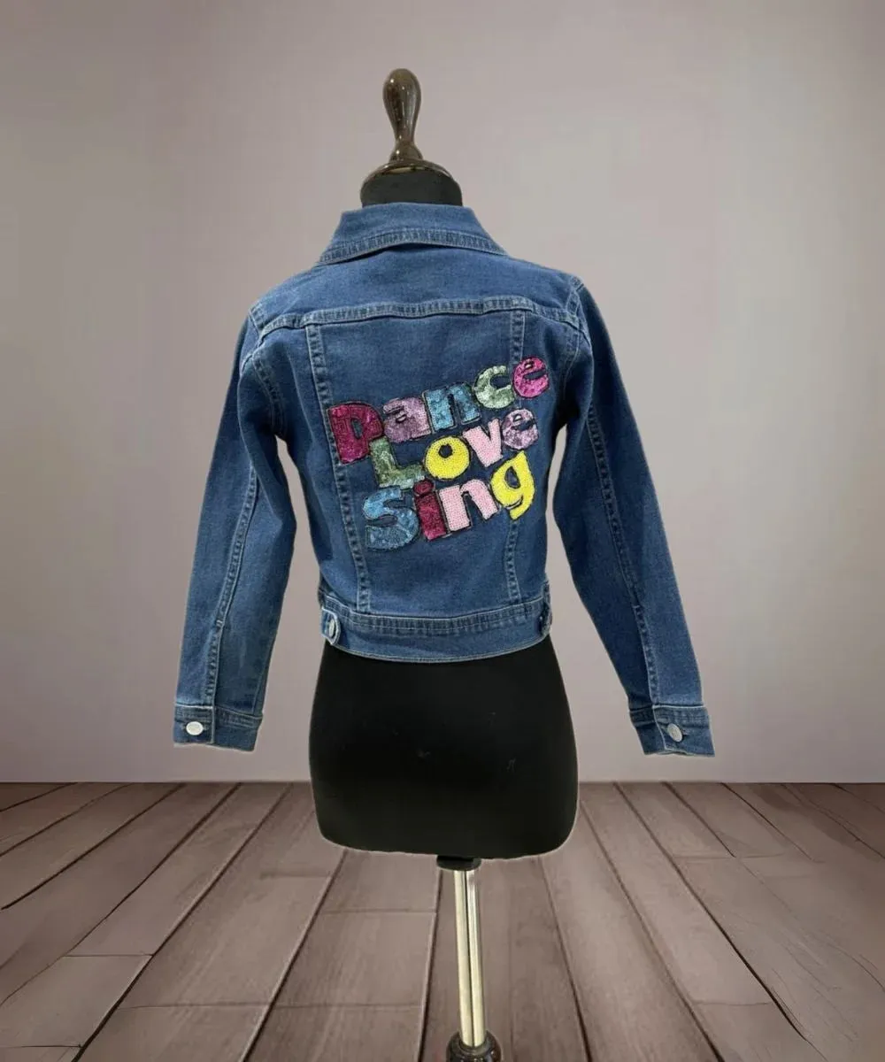 Funky Denim Jacket for Girls