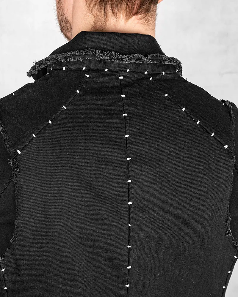 VD02BSW - Black stitch white